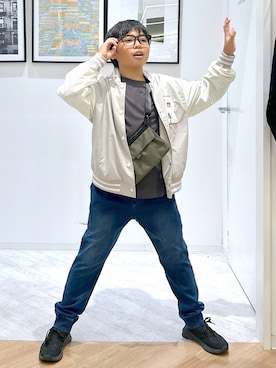 「アイテム（バッグ）」を使った、gwtoiさん（キッズ・144cm・30代）の秋コーディネート