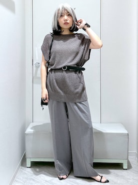 「ウツクシルエット_GLOBAL WORK」｜gwtoiさん（レディース・159cm）の夏コーディネート