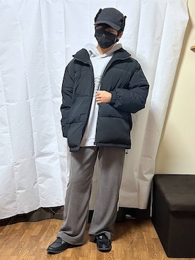 「アイテム（キャップ）」を使った、gwtoiさん（キッズ・162cm）の秋コーディネート