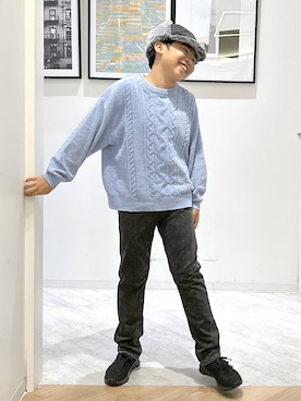 「アイテム（トップス）」を使った、gwtoiさん（キッズ・144cm）の冬コーディネート