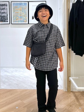 「アイテム（ショルダーバッグ）」を使った、gwtoiさん（キッズ・144cm）の秋コーディネート