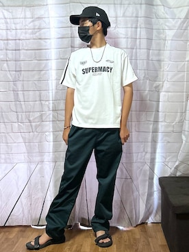 「キッズ服」｜「アイテム（アクセサリー）」を使った、gwtoiさん（キッズ・162cm）の夏コーディネート