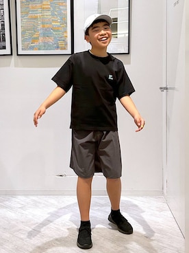 「GLOBAL WORK（グローバルワーク）のアイテム（帽子）」を使った、gwtoiさん（キッズ・149cm）の春コーディネート