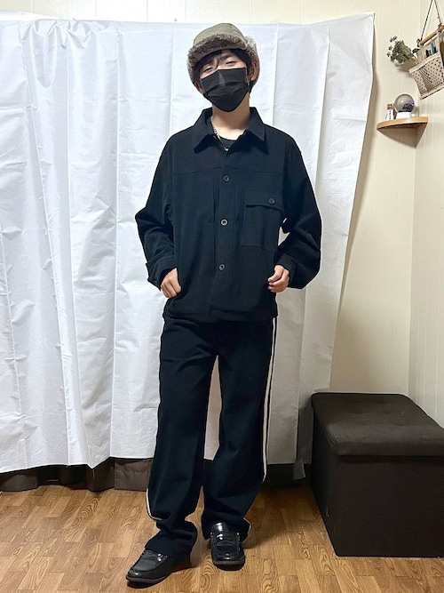 専用ヘイヴheve シャーリングブルゾン黒新品タグ付き セール】クリーンコーデュロイ/トラッカージャケット/CLEAN MODE