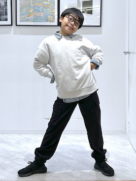 「GLOBAL WORK（グローバルワーク）の調光アソートサングラス/283839（サングラス）」を使った、gwtoiさん（キッズ・144cm・30代）の秋コーディネート