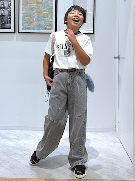 「アイテム（パンツ）」を使った、gwtoiさん（キッズ・144cm・30代）の夏コーディネート