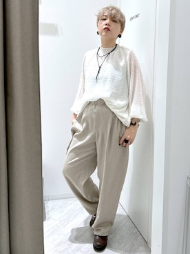 「アイテム（チョーカー）」を使った、gwtoiさん（レディース・159cm・30代）の秋コーディネート