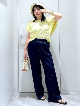 「アイテム（帽子）」を使った、gwtoiさん（レディース・159cm・40代）の夏コーディネート