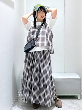 「アイテム（キャミソール）」を使った、gwtoiさん（レディース・159cm・40代）の秋コーディネート