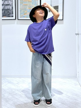 「アイテム（財布/小物）」を使った、gwtoiさん（キッズ・141cm・30代）の夏コーディネート