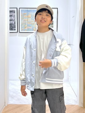 「アイテム（ジャケット/アウター）」を使った、gwtoiさん（キッズ・144cm）の秋コーディネート