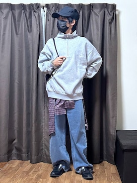 「アイテム（バックパック/リュック）」を使った、gwtoiさん（キッズ・162cm）の冬コーディネート