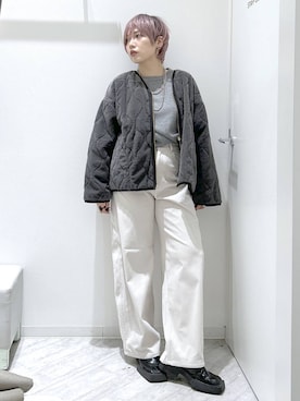 「アイテム（ブルゾン）」を使った、gwtoiさん（レディース・159cm・30代）の秋コーディネート