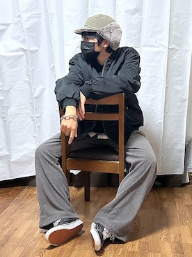 「アイテム（MA-1）」を使った、gwtoiさん（キッズ・162cm）の秋コーディネート