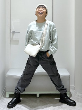 「アイテム（ショルダーバッグ）」を使った、gwtoiさん（キッズ・144cm・40代）の秋コーディネート