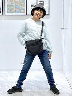「アイテム（ニット/セーター）」を使った、gwtoiさん（キッズ・144cm）の秋コーディネート