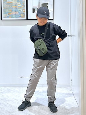 「アイテム（ショルダーバッグ）」を使った、gwtoiさん（キッズ・144cm）の秋コーディネート