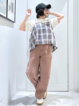 「アイテム（バングル/リストバンド）」を使った、gwtoiさん（レディース・159cm・40代）の秋コーディネート