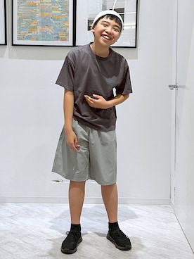 「GLOBAL WORK（グローバルワーク）のアイテム（帽子）」を使った、gwtoiさん（キッズ・149cm）の春コーディネート