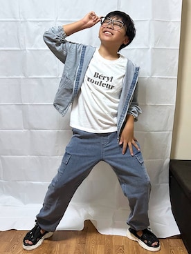 「アイテム（トップス）」を使った、gwtoiさん（キッズ・141cm・30代）の夏コーディネート