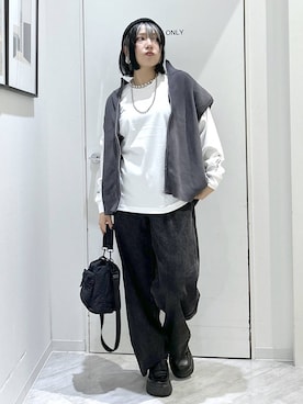 「アイテム（デニムパンツ）」を使った、gwtoiさん（レディース・159cm・40代）の秋コーディネート