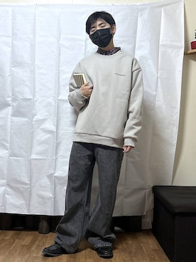 「アイテム（パンツ）」を使った、gwtoiさん（キッズ・162cm）の冬コーディネート