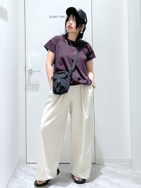「アイテム（帽子）」を使った、gwtoiさん（レディース・159cm・40代）の夏コーディネート