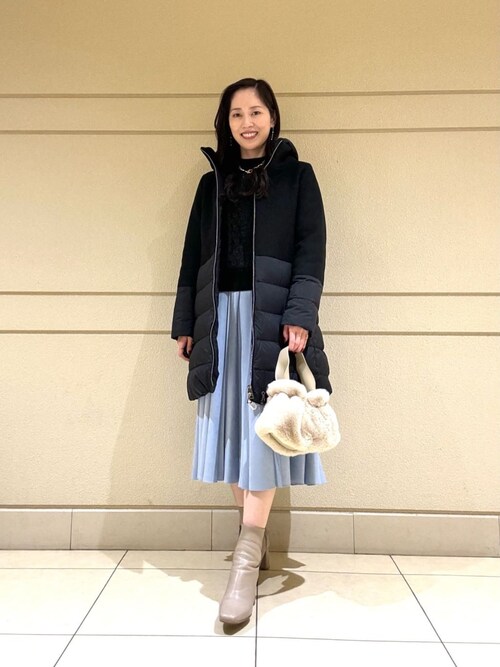 ANAYI（アナイ） ニット セーター レースドッキングケーブルプル