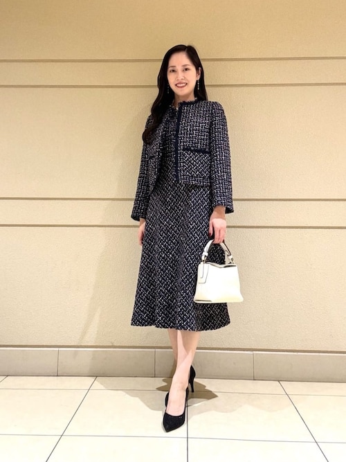 ★ ANAYI アナイ ノーカラージャケット モヘア レース ★ ANAYI ジャケット ノーカラージャケット 「セットアップ対応商品