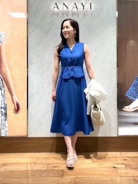 「ジレ」｜「アイテム（ブルゾン）」を使った、Shibuya.hさん（レディース・161cm）の春コーディネート