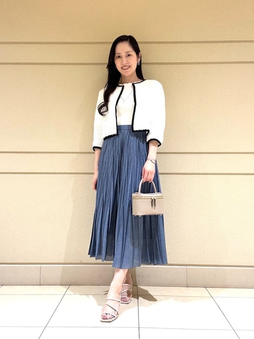 セール】ソフトラミーランダムプリーツ スカート（スカート）｜ANAYI