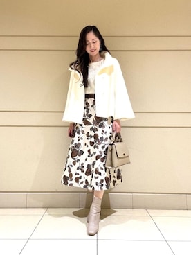 「ANAYI（アナイ）のアイテム（その他アウター）」を使った、Shibuya.hさん（レディース・161cm）の秋コーディネート