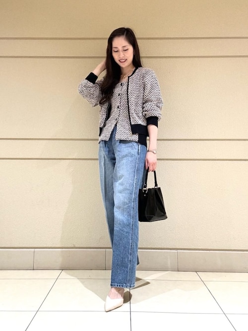 ニット セーター 「セットアップ対応商品」カラミツイードチューブトップ レディース ANAYI ニット セーター 「セットアップ対応商品」カラミツイード