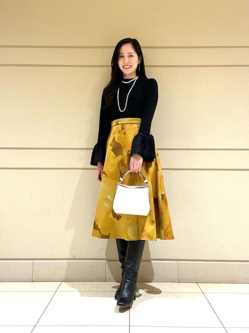 美品　ANAYI ロング丈 ヨーリュー ペイズリー オールインワン　定価6.8万 極美品 アナイ ヨウリュウ オールインワン ペイズリー ロング丈