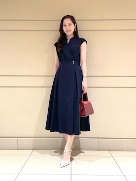 「アイテム（イヤリング）」を使った、Shibuya.hさん（レディース・161cm）の秋コーディネート