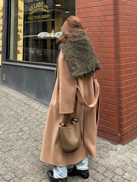 森　沙希さん（レディース・152cm）の冬コーディネート