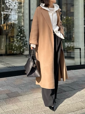 森　沙希さん（レディース・157cm）の冬コーディネート