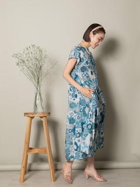 「MHBG TOKYO（エムエイチビージートーキョー）のアイテム（ワンピース/ドレス）」を使った、lodieさん（レディース・160cm）の夏コーディネート