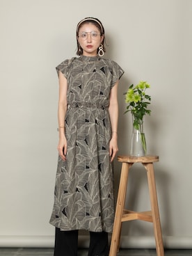 「MHBG TOKYO（エムエイチビージートーキョー）のアイテム（ワンピース/ドレス）」を使った、lodieさん（レディース・160cm）の春コーディネート