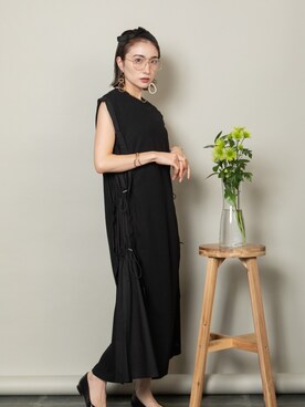 「MHBG TOKYO（エムエイチビージートーキョー）のアイテム（ワンピース/ドレス）」を使った、lodieさん（レディース・160cm）の春コーディネート