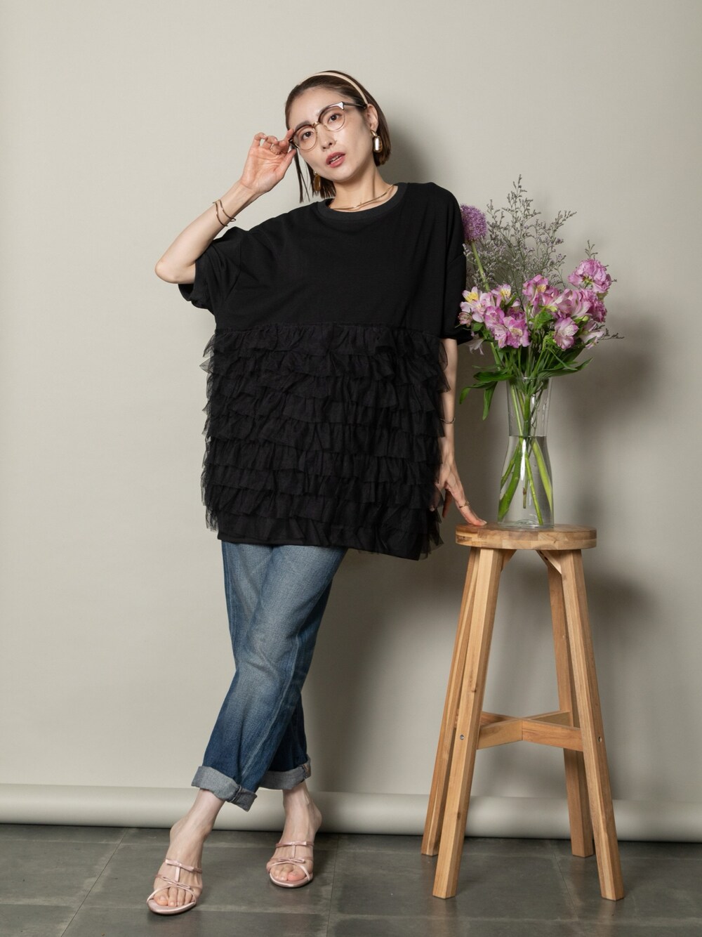 セール】【unisex】グラフィティベア Tシャツ / クマ オーバー