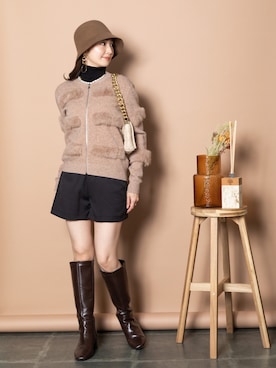 lodieさん（レディース・160cm）の秋コーディネート