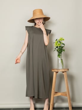 「MHBG TOKYO（エムエイチビージートーキョー）のアイテム（ワンピース/ドレス）」を使った、lodieさん（レディース・160cm）の春コーディネート