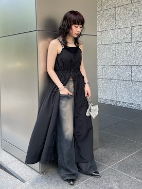 「モードストリート」｜「アイテム（ワンピース/ドレス）」を使った、AOIさん（レディース・160cm）の夏コーディネート