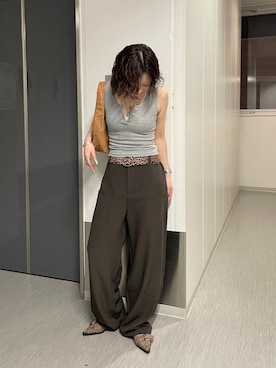 「アイテム（パンプス）」を使った、AOIさん（骨格ナチュラル・レディース・160cm）の夏コーディネート
