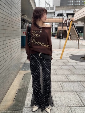 「WHO'S WHO gallery（フーズフーギャラリー）のアイテム（パンプス）」を使った、AOIさん（レディース・160cm）の秋コーディネート