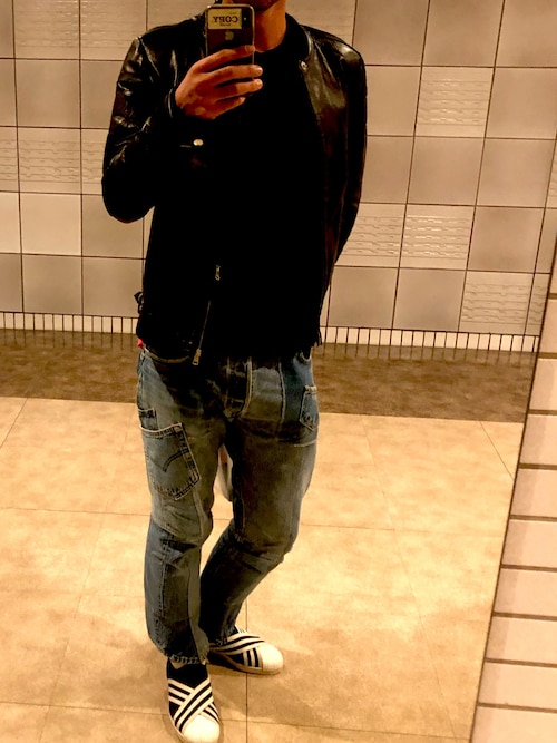 GUCCI ブラウン ライダース デニムジャケット グッチ メンズ ウェアGGデニム リバーシブル ジャケット | GUCCI® JP