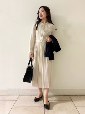 「結婚式」｜kahoさん（レディース・144cm）の冬コーディネート