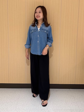 「INDIVI（インディヴィ）のアイテム」を使った、kahoさん（レディース・144cm）の秋コーディネート