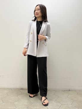 「INDIVI（インディヴィ）のアイテム」を使った、kahoさん（レディース・144cm）の夏コーディネート